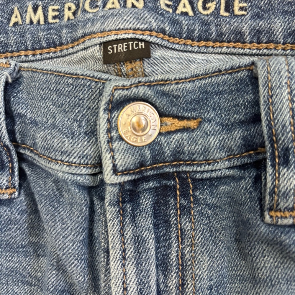 American Eagle Women’s Jeans Bundle Size 6 – ‘90s Skinny + Distressed Mom Jeans - Picture 4 of 16